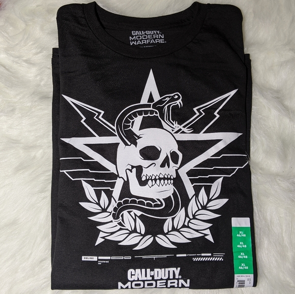 NWT Call Of Duty T Shirt Black/White XL - Picture 4 of 5